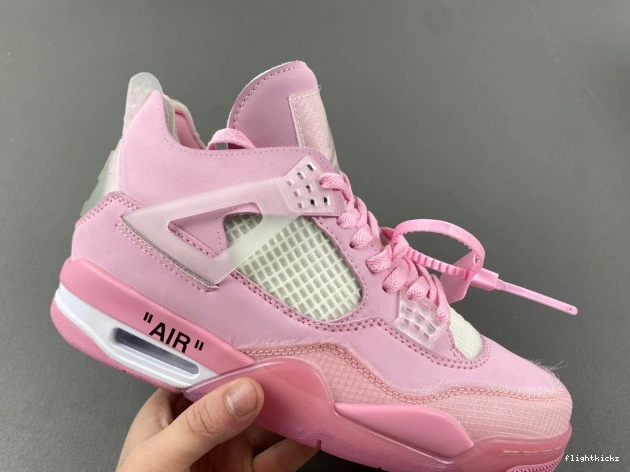 PINK X OFF-WHITE 4 JORDAN 0713
